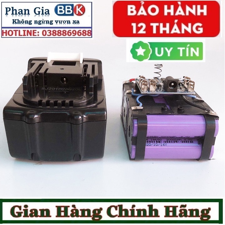 Pin máy siết bulong 118V - Pin 118V - dùng cho máy 21V, 72V, 88V, 99V, 118v, 188v mới 100%