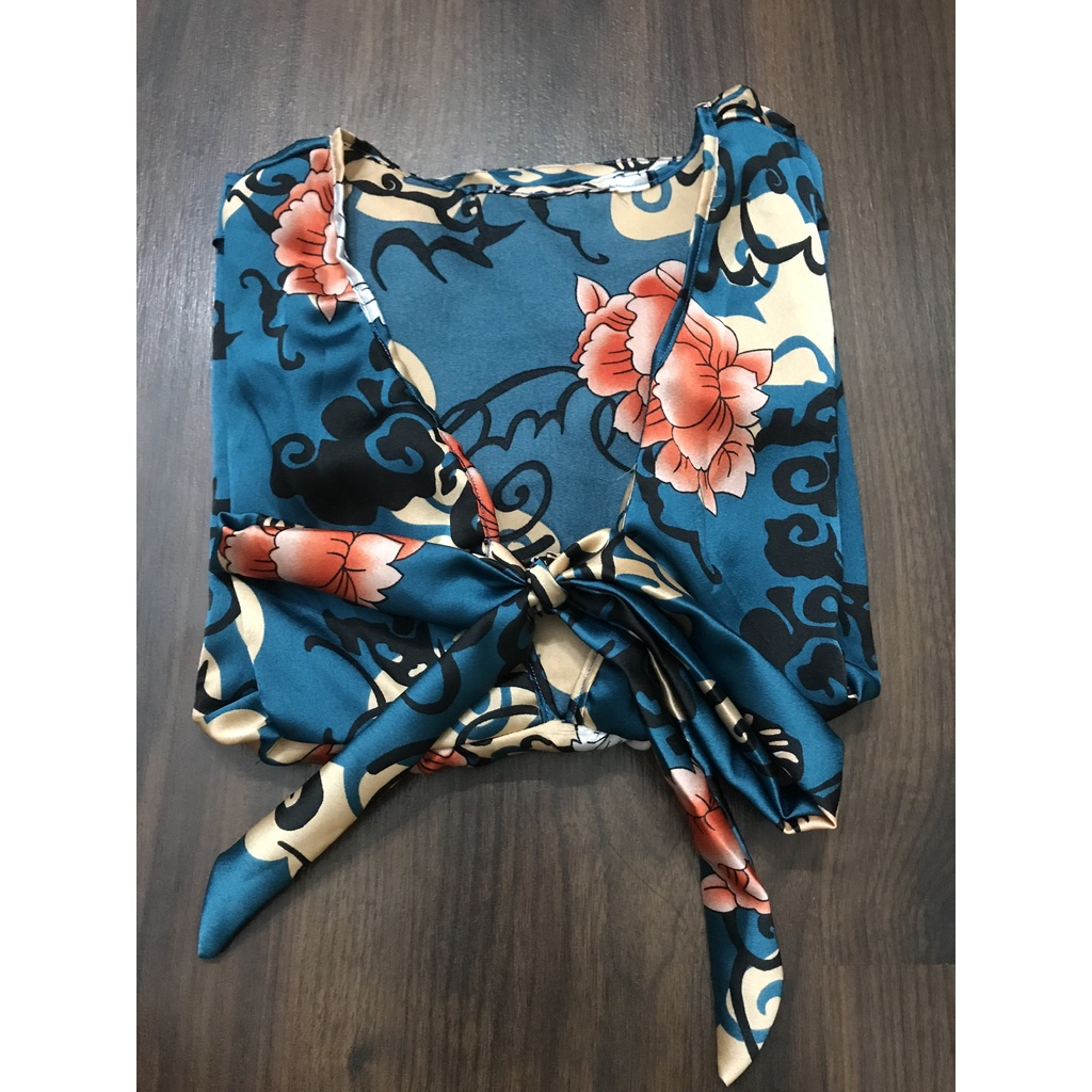 Đồ bộ nữ mặc nhà thời trang cao cấp, vải Satin babydoll dày thoáng mát cộc tay quần đùi | BigBuy360 - bigbuy360.vn