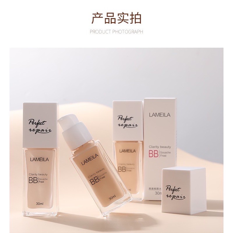 Kem nền che khuyết điểm BB Cream Lameila Light Concealer Foundation 40ml nội địa Trung | BigBuy360 - bigbuy360.vn