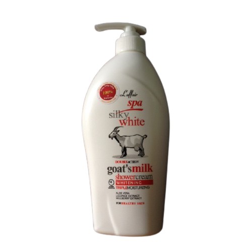 Sữa tắm dưỡng da siêu mịn Laffair Spa White Silky 1.2L- nhập khẩu Malaysia
