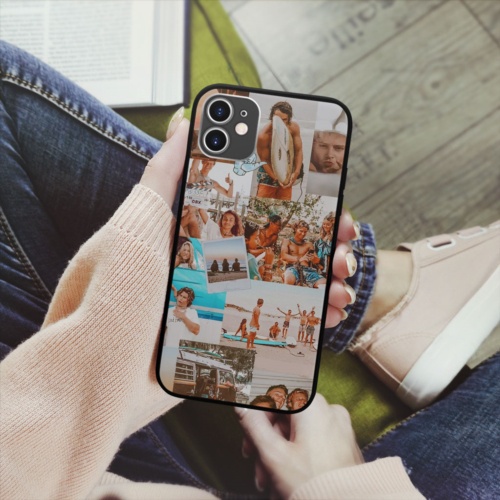 Ốp Lưng SAMSUNG hình boy and girl on the beach collage art pop art  cho các dòng iPhone PAP20210782