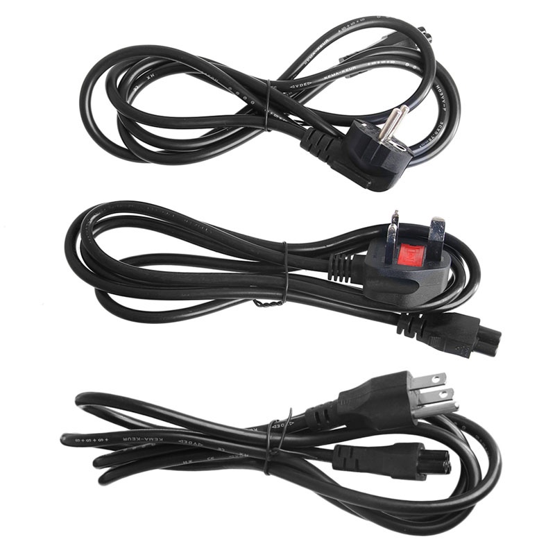 Dây Cáp Kết Nối C5 Sang 3 Chấu AC Bằng Pvc Chất Lượng Cao Cho Laptop Pc