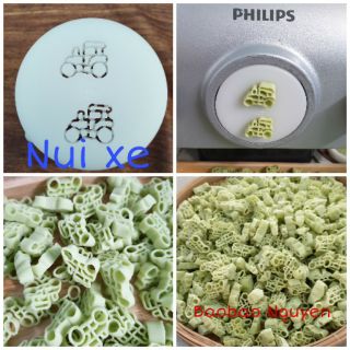 Khuôn nui xe dùng cho máy làm mì Philips (chỉ sử dụng được khi có máy làm mì)