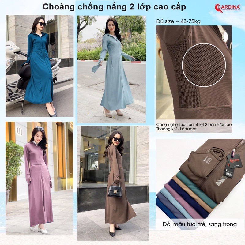 Áo thông hơi vải nhật hai lớp | BigBuy360 - bigbuy360.vn