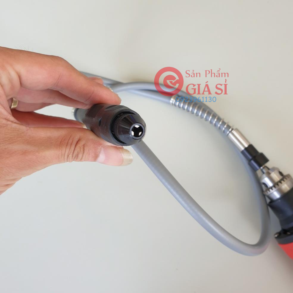 đầu kẹp mũi khoan 3 chấu cho máy khoan mài khắc và dây truyền động nối dài máy khoan (chỉ có đầu kẹp không bao gồm dây)