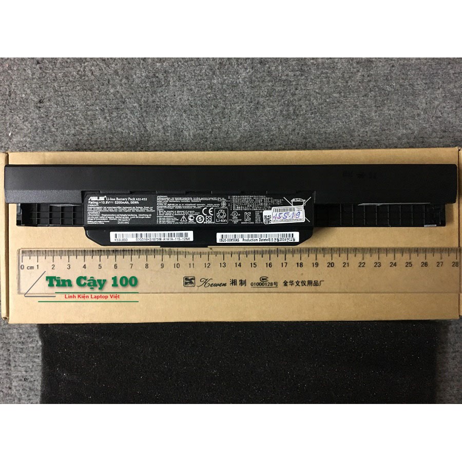 Pin laptop Asus K43E Zin, K43S, K43SV, K43SD  Zin-Chính hãng