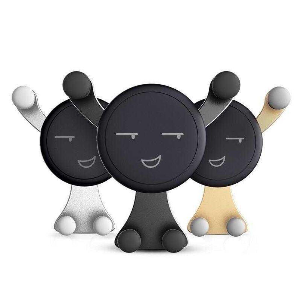 Giá Đỡ Điện Thoại Hình Mặt Cười Gắn Bàn Trang Trí Nội Thất Xe Hơi VANES1