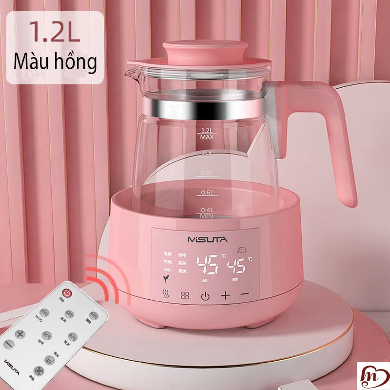 Combo 10 Bình đun nước pha sữa Misuta 1,2L mẫu mới nhất