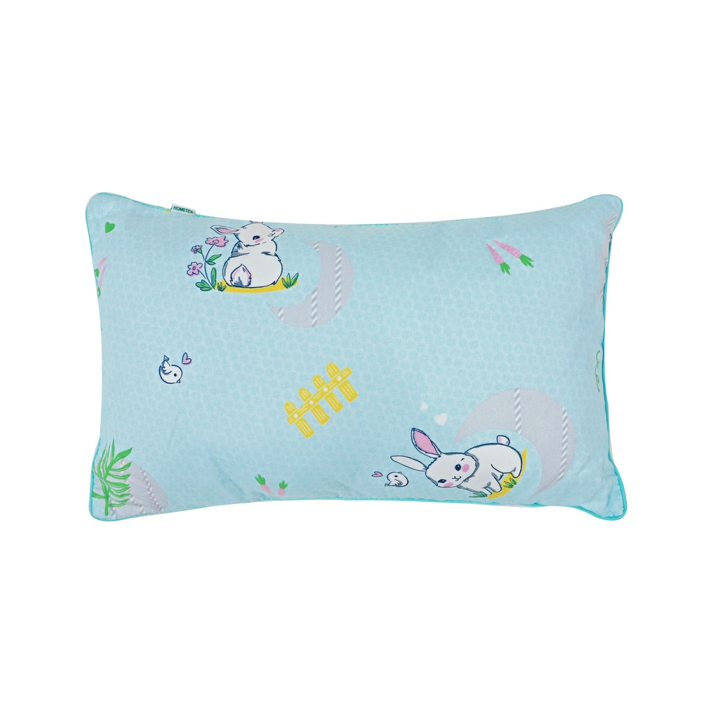 Áo gối nằm cho bé Hometex cotton hoa size 30x50cm