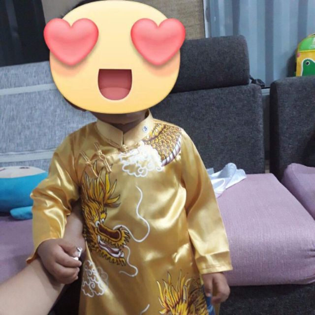 Áo dài cho bé trai