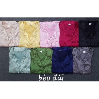 ĐỒ BỘ PIJAMA BÈO ĐÙI CHẤT VẢI PHI LỤA