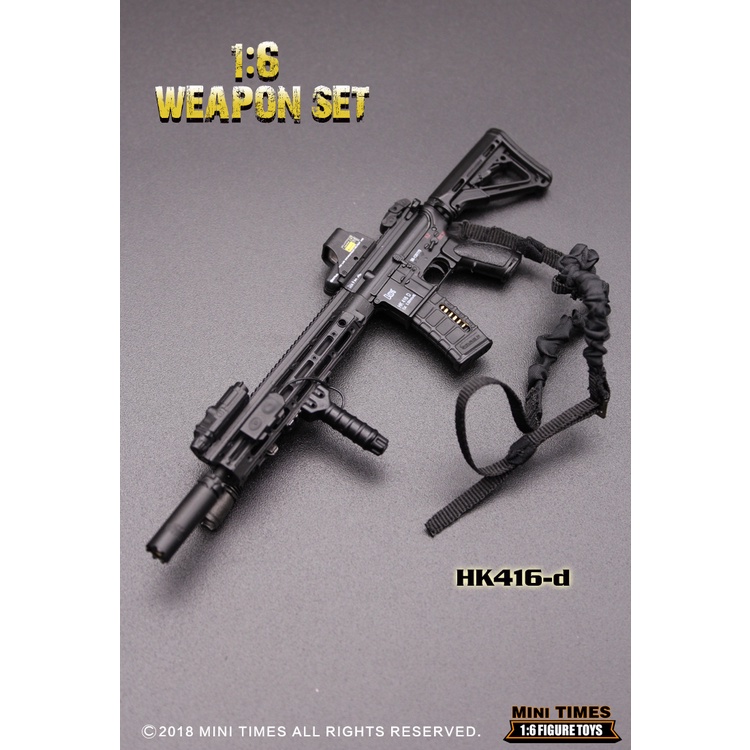 Mô hình Weapon Set HK416 tỉ lệ 1/6  - Hãng Mini Time Toys
