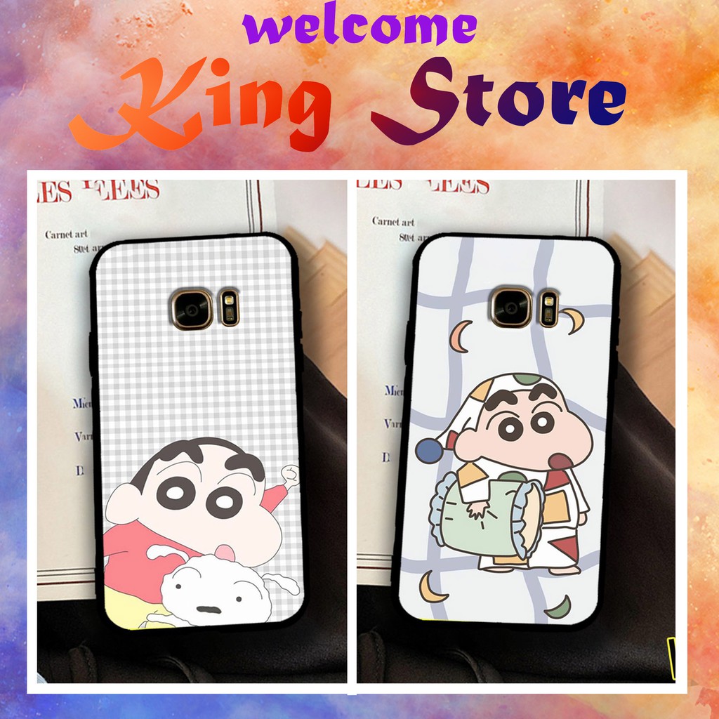 Ốp lưng Samsung S6/S6 Edge/S7/S7 Edge in hình Shin- Cậu bé bút chì siêu đẹp, độc, lạ_KINGSTORE.HN_Ốp SS S6/S6E/S7/S7E
