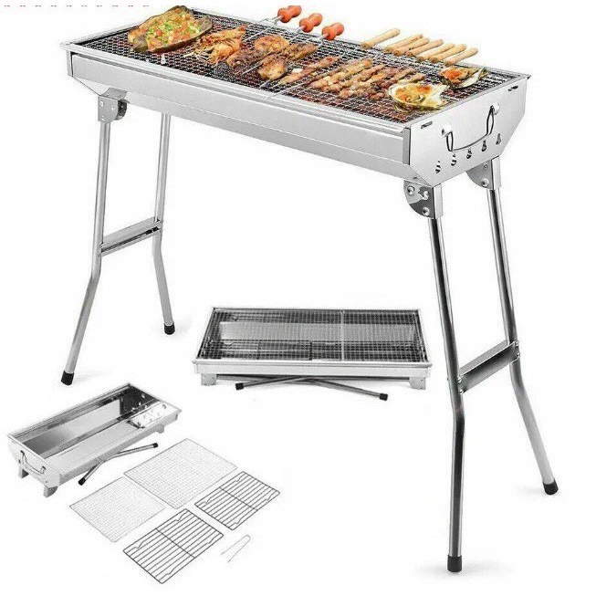 Bếp nướng than hoa BBQ MD8009 ngoài trời, dã ngoại- Tiện lợi dễ di chuyển