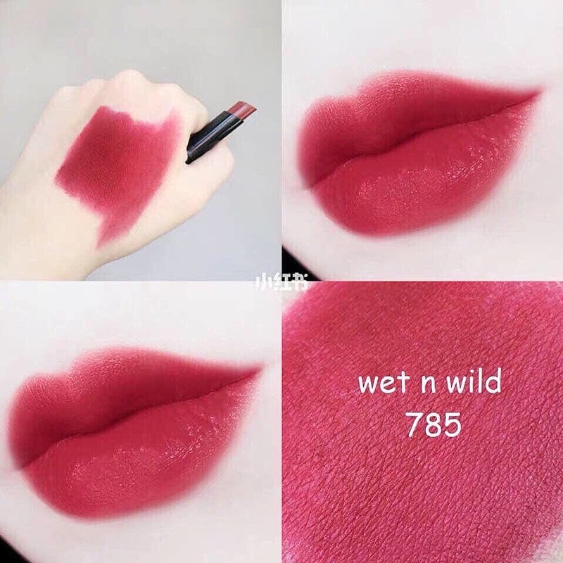 AUTH - SALE OFF SON SÁP MỊN WETNWILD PERFECT POUT MÀU 785A CLUB BRAT