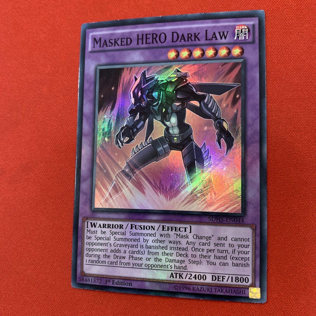 EN]Thẻ Bài Yugioh Chính Hãng] Masked Hero Dark Law