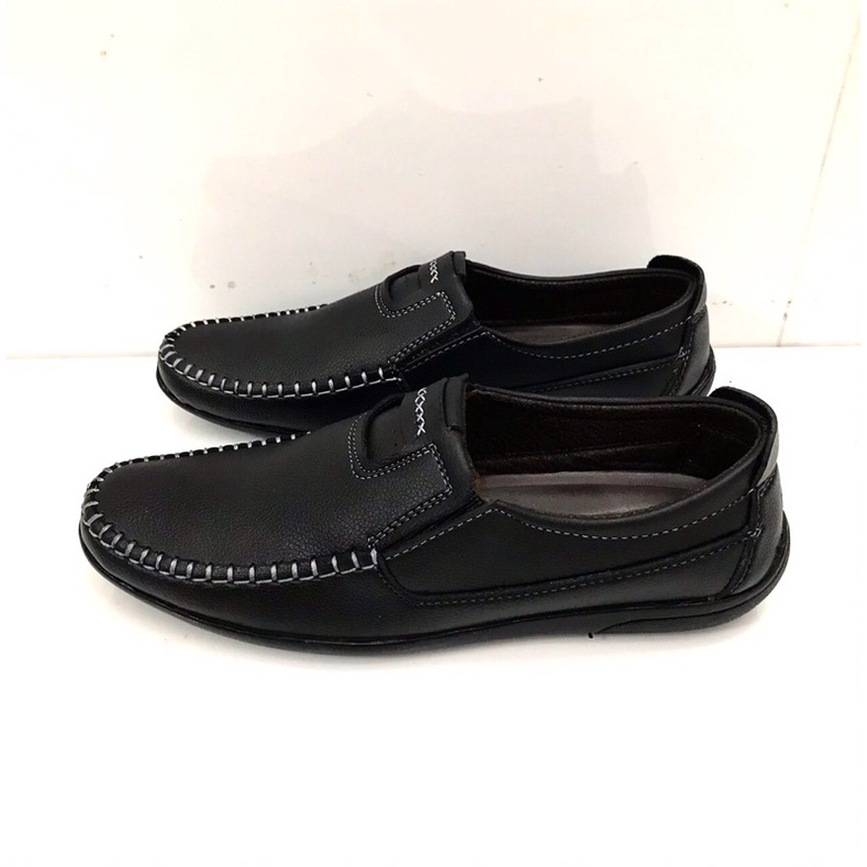 Giày mọi nam cao cấp, da mềm, mã GM03, size từ 38-43,màu đen, sang trọng lịch lãm