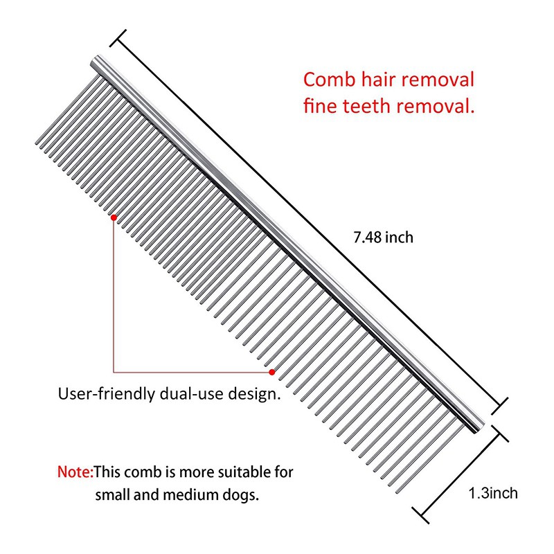 Bộ dụng cụ chải lông thú cưng gồm kéo đầu cong/ kéo đầu thẳng tiện dụng