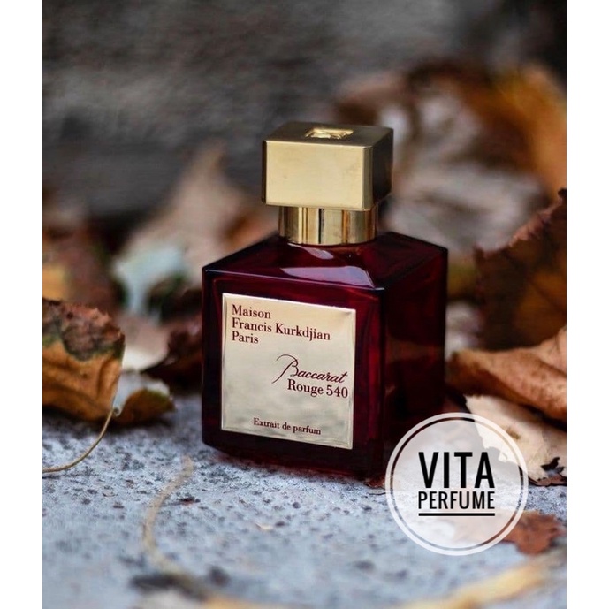 Vial Nước Hoa Maison Đỏ 540 MFK Baccarat Rouge 540 Extrait de Parfum