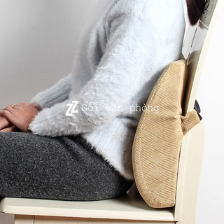 Gối tựa lưng họa tiết thiên nhiên