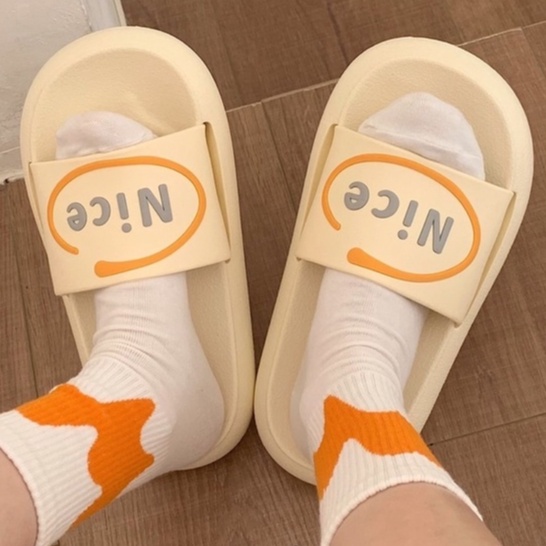 Dép Ulzzang - Dép Quai Ngang Bánh Mì NICE chuẩn hàng quảng châu Nam Nữ