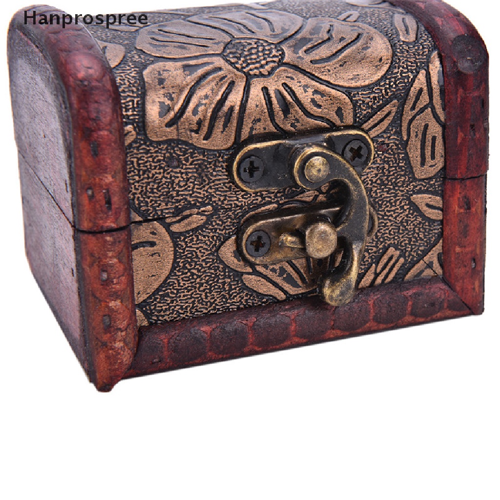 Hanprospree &gt; Hộp Đựng Trang Sức Bằng Gỗ Phong Cách Vintage
