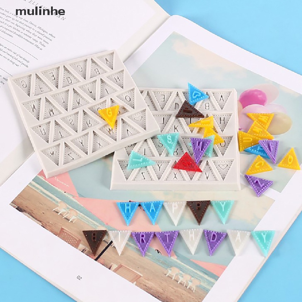 Khuôn Silicone Làm Bánh &amp; Socola Hình 26 Chữ Cái Tiếng Anh
