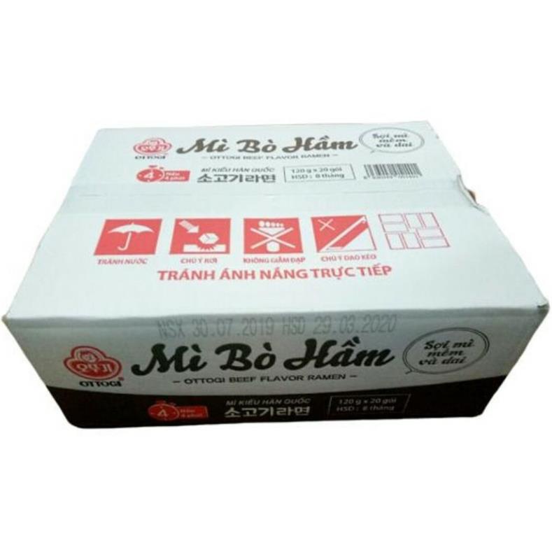 Hàng xịn- THÙNG 20 GÓI MÌ OTTOGI HÀN QUỐC ĐỦ LOẠI