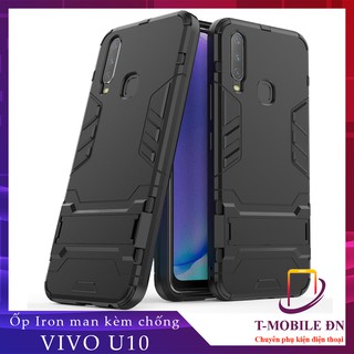 Ốp lưng Vivo U10 iron man chống sốc có giá đỡ xem video tiện lợi