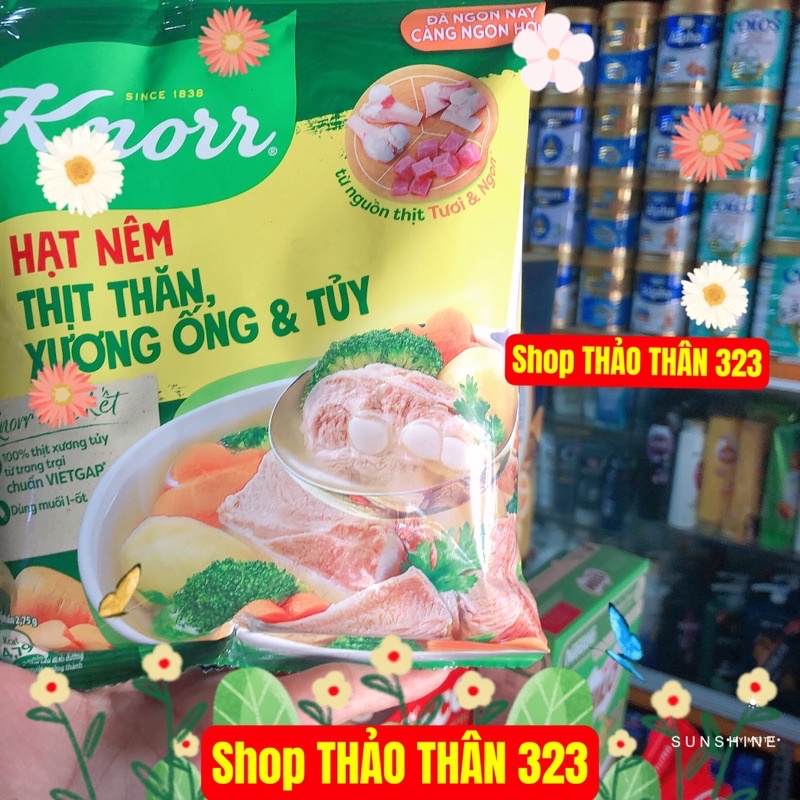Hạt nêm Knorr Thịt Thăn &amp; Xương Ống Tuỷ 400g