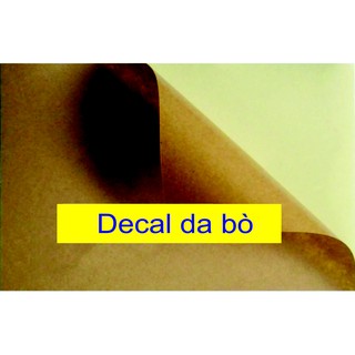 GIẤY DECAL DA BÒ KHỔ A3