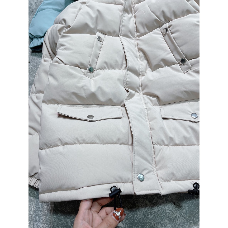 Áo Phao đại Hàn mã mới cúc siêu xinh, cute và ấm không hề nặng, mặc dáng rộng rất trend hiện nay | BigBuy360 - bigbuy360.vn