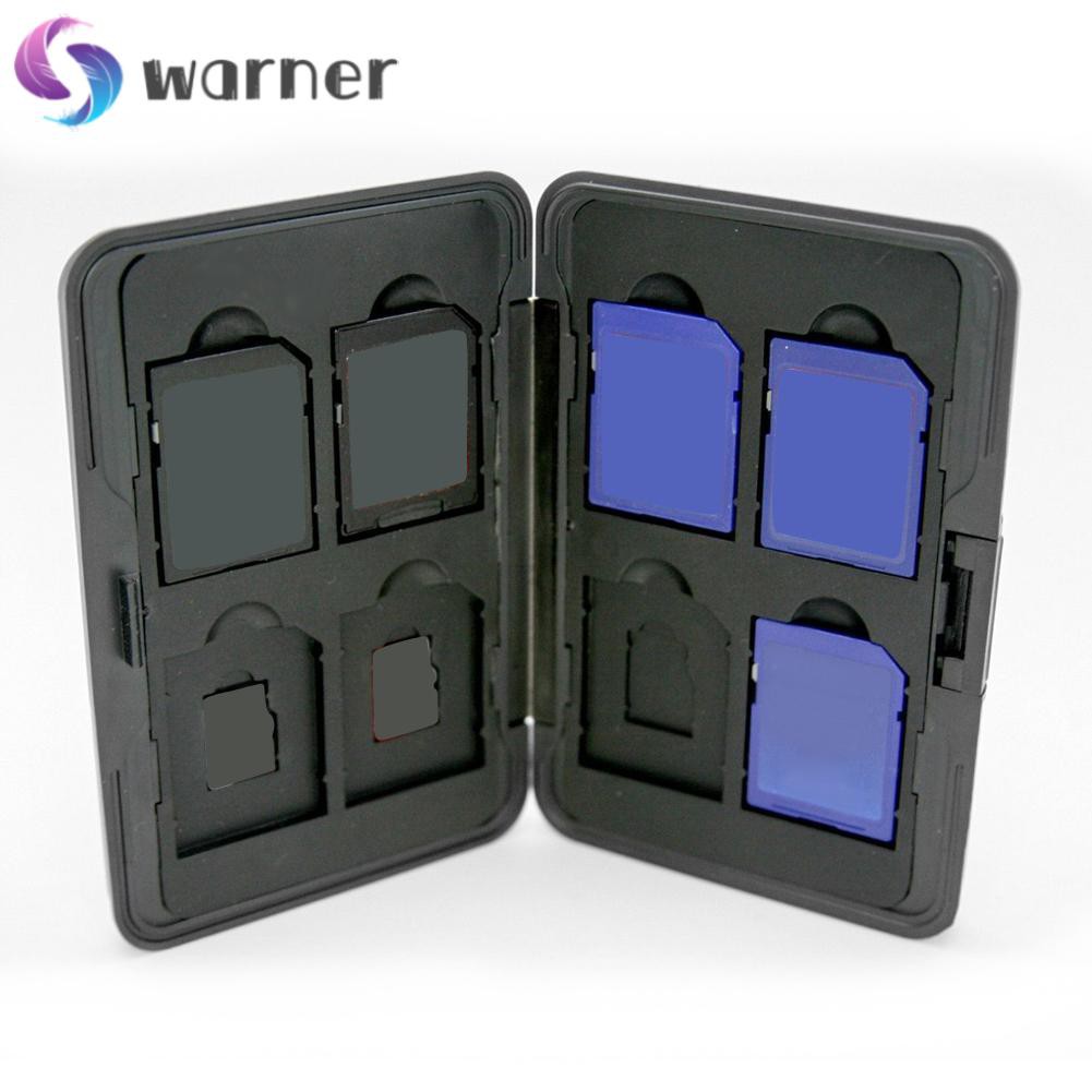 Hộp Đựng Thẻ Nhớ Micro Sd Sdxc Bằng Nhôm Màu Bạc