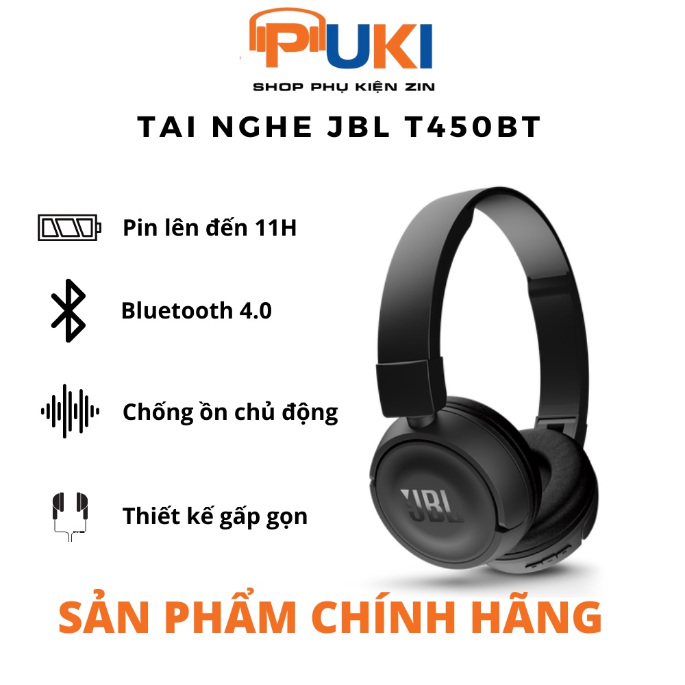 Tai nghe bluetooth JBL T450BT - Tai nghe JBL T450BT chính hãng