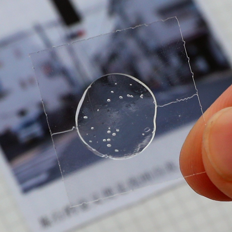 Băng Keo Dán Ghi Chú Hai Mặt Trong Suốt Họa Tiết Chấm Bi Sáng Tạo Trang Trí