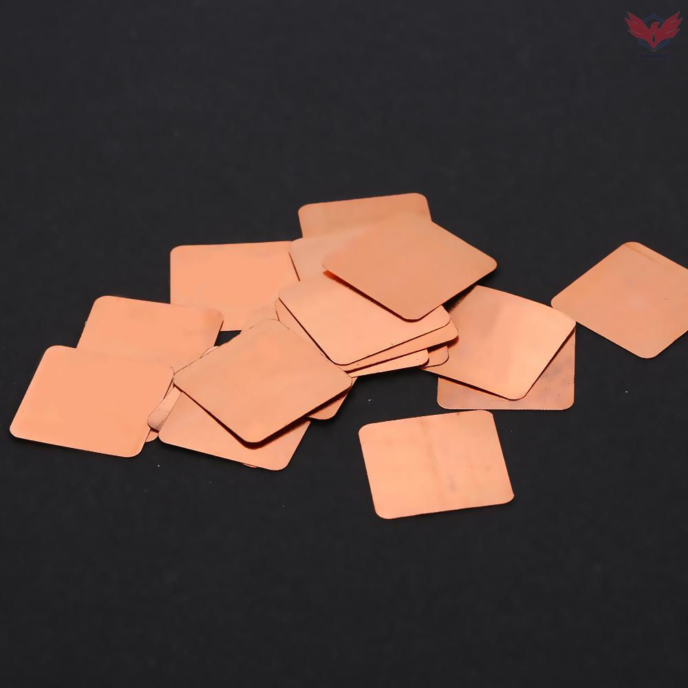 Set 20 Tấm Nhôm Tản Nhiệt Cpu Gpu 15x15 X 0.1mm | BigBuy360 - bigbuy360.vn