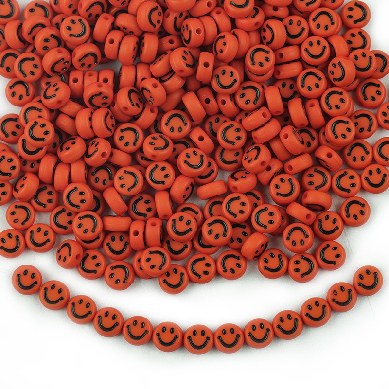 Bộ 100 Hạt Nhựa Hình Oval 4x7mm Làm Trang Sức DIY Charms