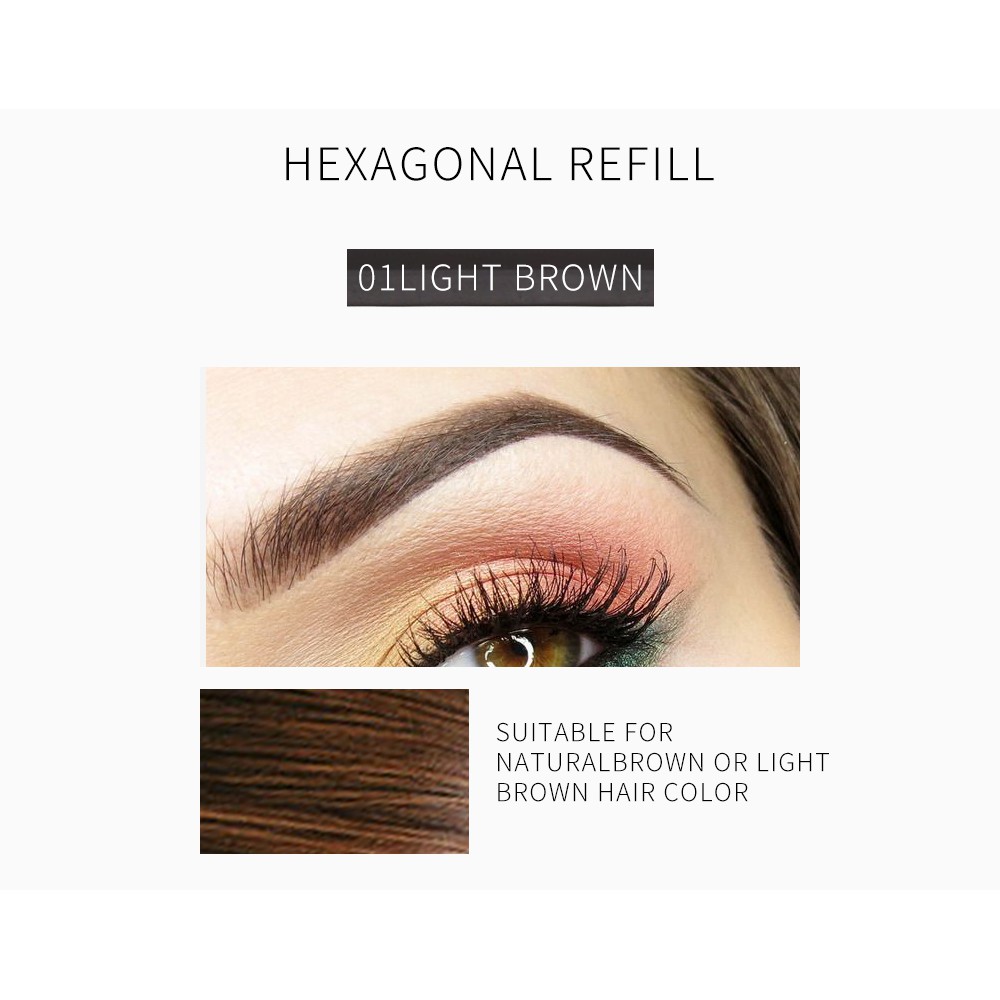 Chì kẻ mày 2 đầu MAGEFY 3 màu hợp thời trang tùy chọn | BigBuy360 - bigbuy360.vn