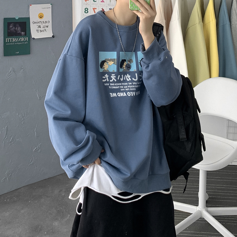 Áo Sweater tay dài họa tiết hoạt hình phong cách Hàn Quốc cho Nữ size M-5Xl