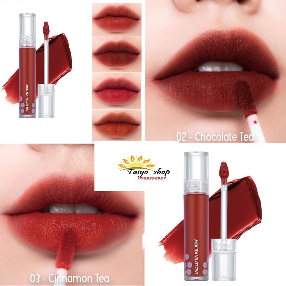 [HOT NEW] Son Kem Lì, Mịn Mượt Như Nhung Romand Milk Tea Velvet Tint 4.4g