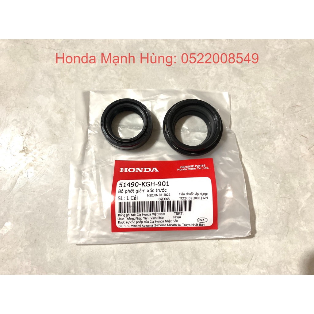 Bộ phớt giảm sóc trước DREAM , WAVE, AIR BLADE 125, LEAD 125 ... và 1 số dòng xe khác. 51490KGH901