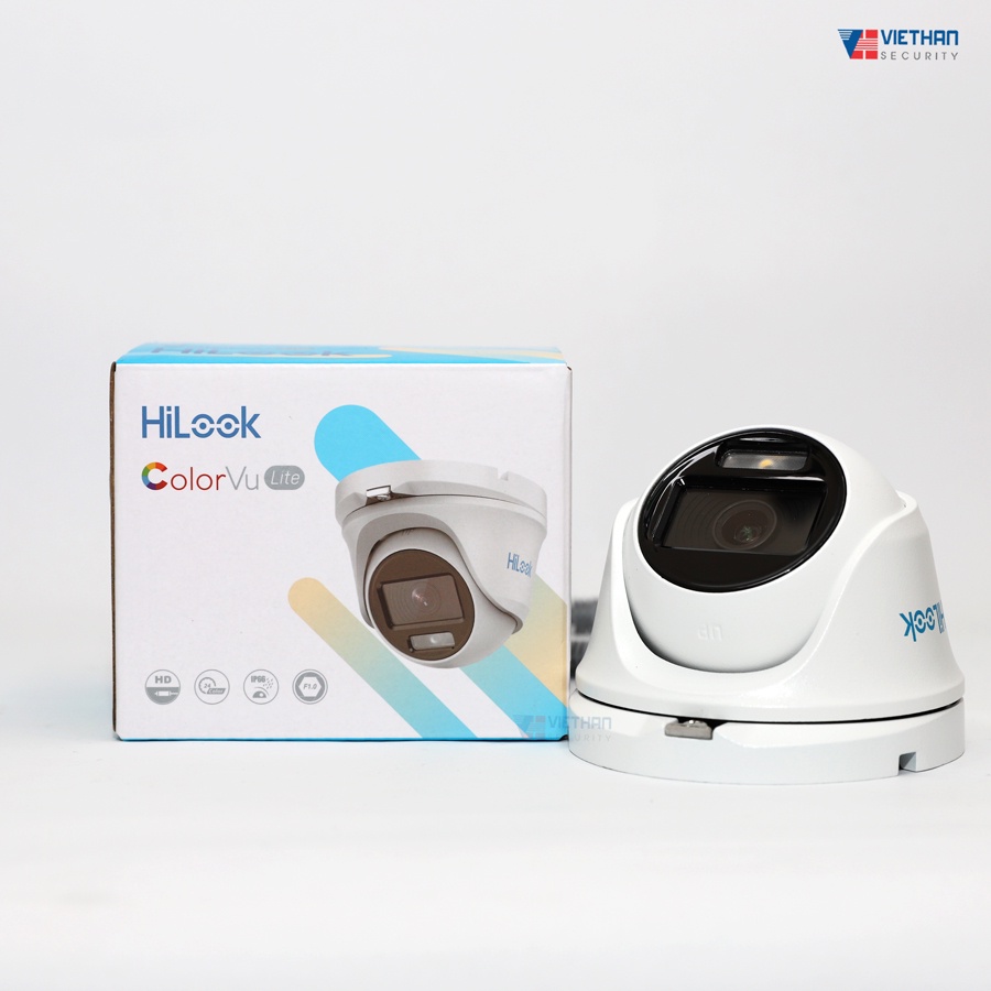 Camera Dome HD-TVI COLORVU 2.0 Megapixel HILOOK THC-T229-M - Hàng chính hãng