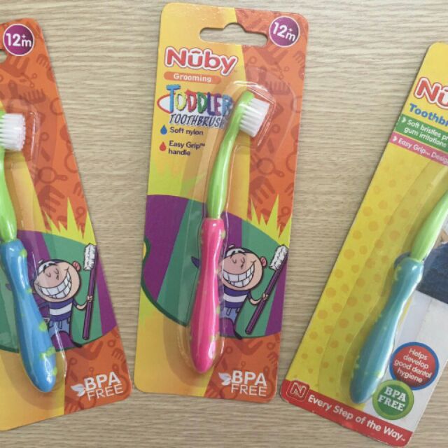 Bàn chải đánh răng 12+ Nuby