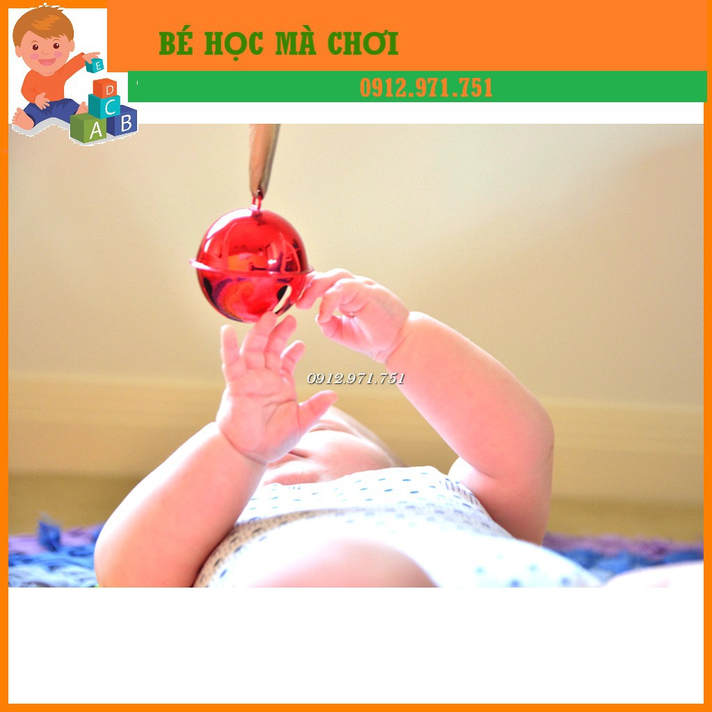 CHUÔNG NHẠC MONTESSORI CHO BÉ 0-9 THÁNG TUỔI - có kèm dây treo