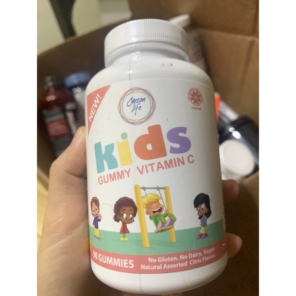 kẻo dẻo vitamin c cho bé Carson life 90 viên