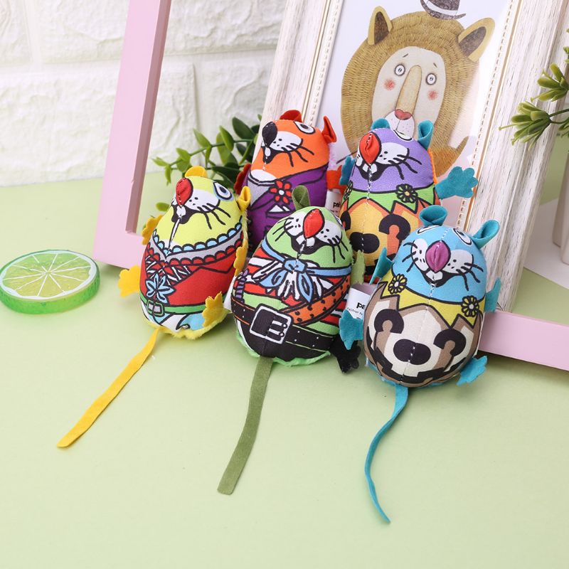 Đồ Chơi Bắt Chuột Mềm Nhiều Màu Độc Đáo Cho Mèo Cưng