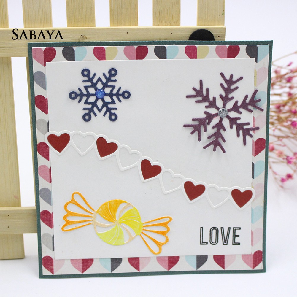 Khuôn Cắt Giấy Kim Loại Hình Trái Tim