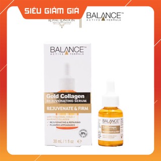 Serum Trẻ Hóa, Tái Tạo Da Balance Active Formula Gold Collagen Rejuvenating 30ml chính hãng chính hãng