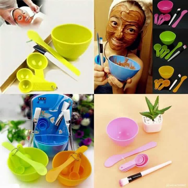 Bộ Bát Trộn Mặt Nạ ( siêu tiện lợi )
