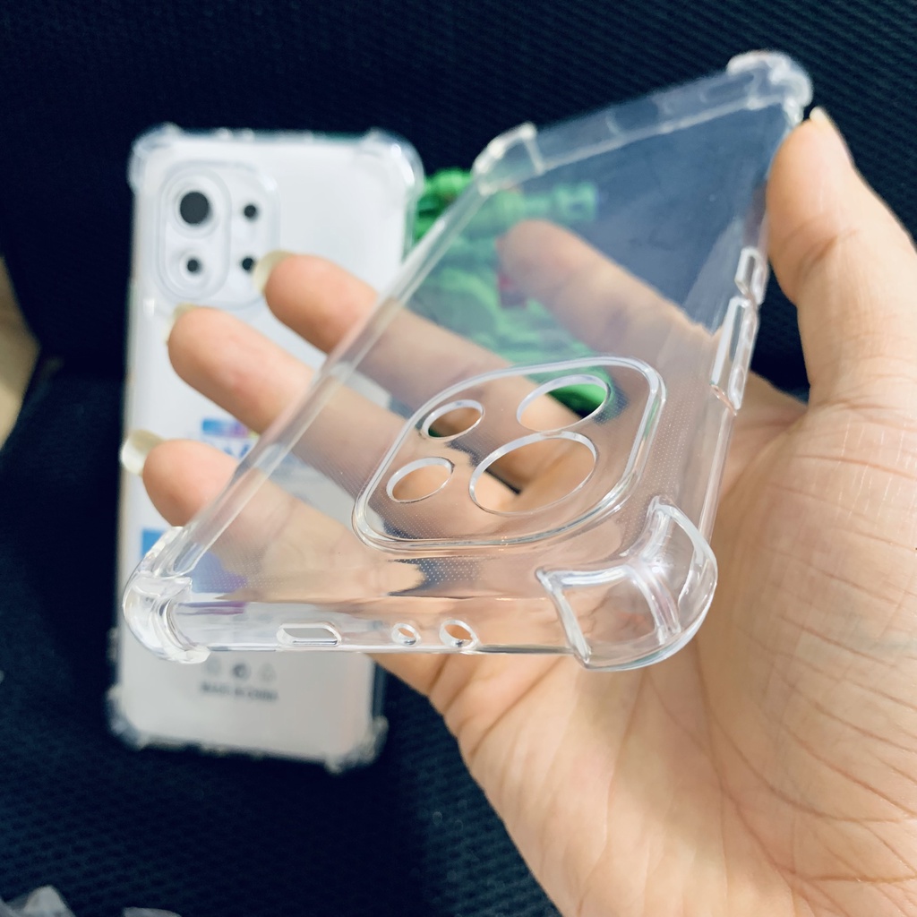 Ốp lưng chống sốc Xiaomi Mi 11 trong suốt cao cấp bo 4 góc chống va đập bảo vệ camera